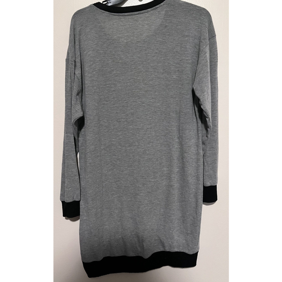 Disney Nightmare Before Christmas Sweatshirt Womens Medium Sleep Shirt Tunic - Picture 4 of 6